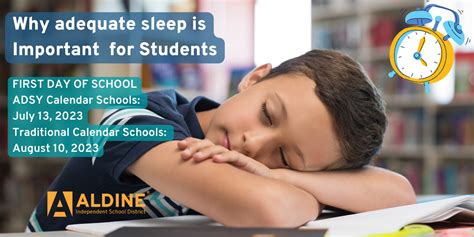 Back-to-School Sleep Habits Should Start Now – Aldine ISD