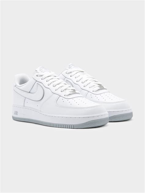 Nike Mens Nike Air Force 1' Sneakers in White & Grey | Glue Store