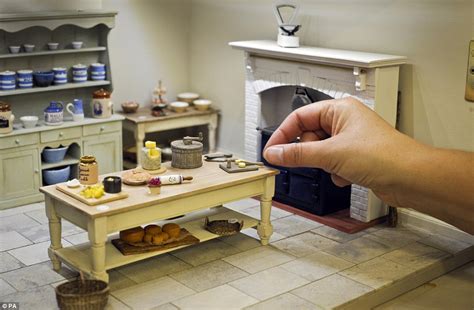 Marvellous Miniatures On Display In A Dolls House Daily Mail Online