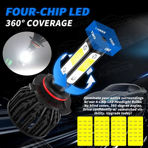 Para For Chevy Suburban Kit De Faros Delanteros Led