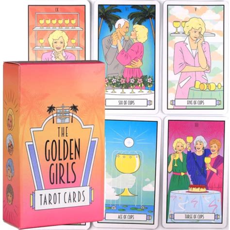 The Golden Girls Tarot Deck Tar Das Garotas De Ouro Baralho De Cartas