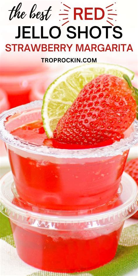 Strawberry Margarita Jello Shots Artofit