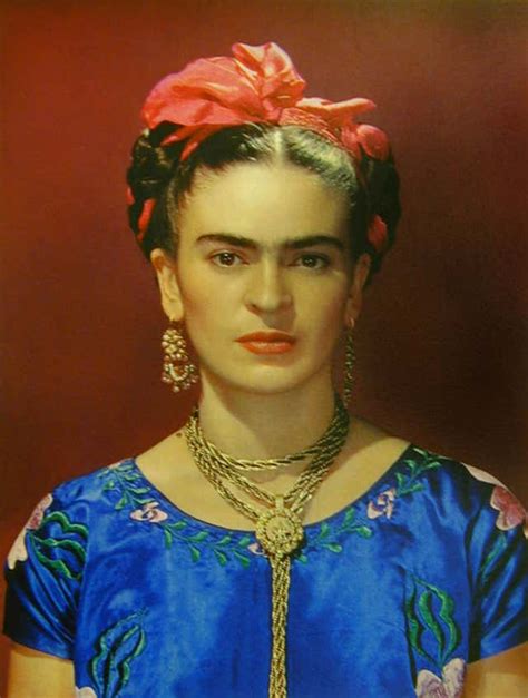 Nickolas Muray Frida Kahlo In Blue Silk Dress At 1stdibs