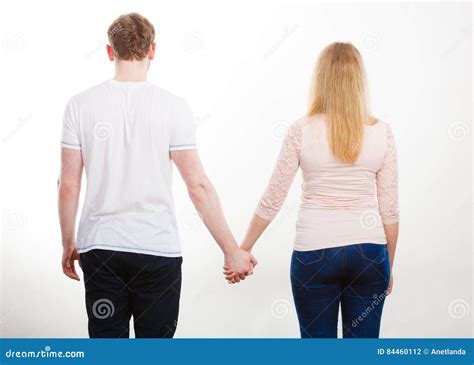 Couple Holding Their Hands Stock Photo Image Of Body Enamoured