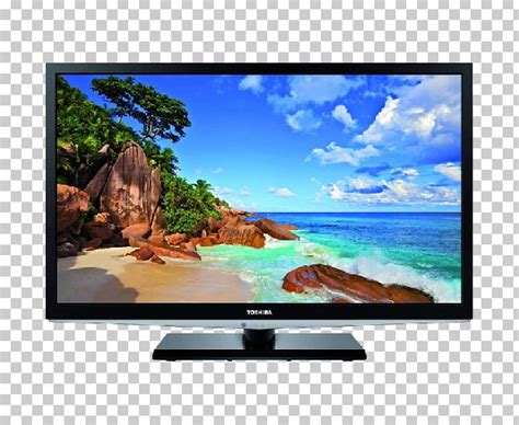 LED Backlit LCD Smart TV High Definition Television Television Set PNG