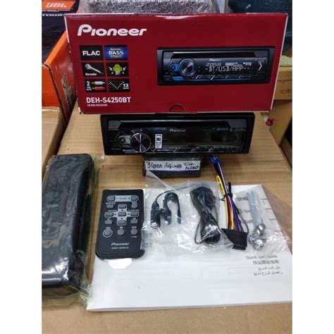 Jual Head Unit Single Din Pioneer Deh S4250bt Cd Mp3 Player Smart Sync