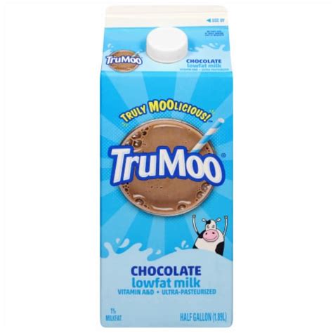 Trumoo Chocolate Low Fat Esl Milk Half Gallon Oz Food Less