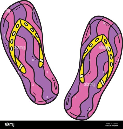 Slipper Cartoon Colored Clipart Illustration Stock Vector Image Art