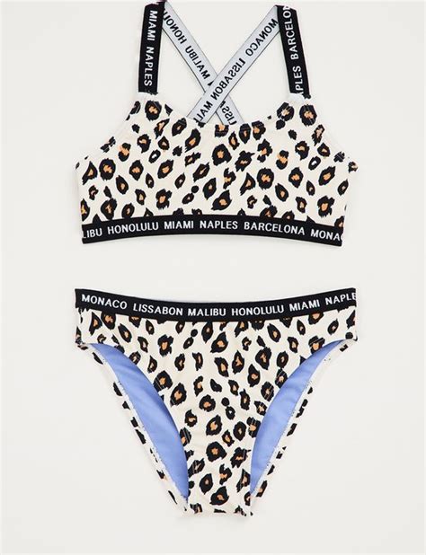 WE Fashion Meisjes Bikini Met Dessin Bol
