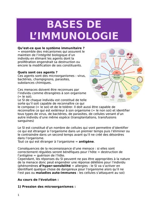 Le Systeme Du Complement Bases De Limmunologie Quest Ce Que Le