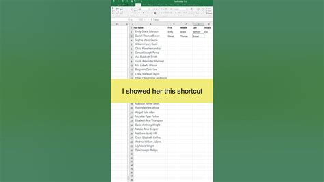 How To Extract First Middle Last And Initials From Full Name Excel Learnexcel