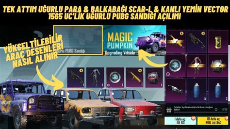 Uğurlu Para Balkabağı Scar L Kanlı Yemin Vector Çıkardım Pubg