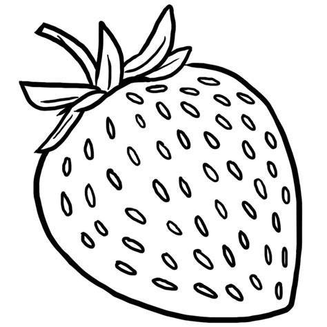 Coloriage Des Aliments La Fraise Jeux Et Outils Fondation Olo