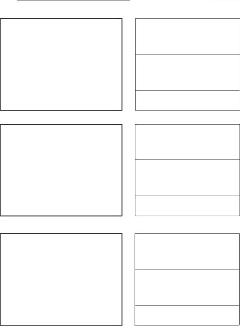 Printable Storyboard Templates