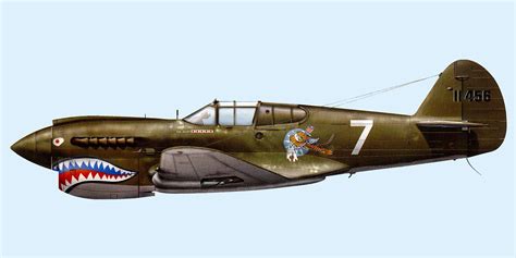 Asisbiz Curtiss P 40E Warhawk 23FG White 7 Col Robert L Scott Hengyang