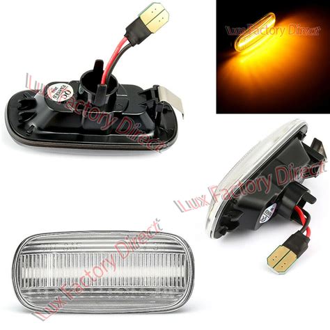 2x Audi A3 S3 8p A4 A6 Tt Dynamic Led Sequential Side Indicator Clear