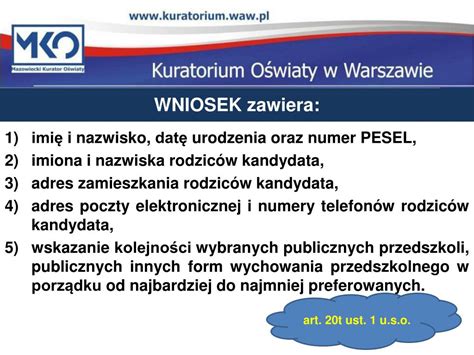 Ppt Zasady I Kryteria Rekrutacji Do Publicznych Przedszkoli