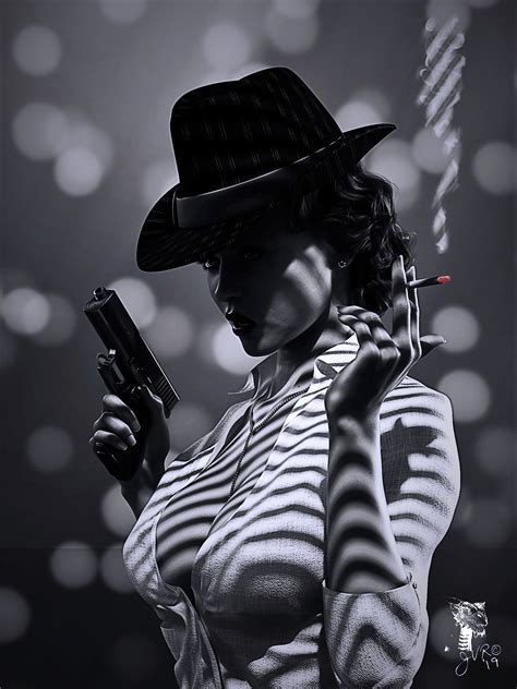 La Femme Fatale Noir by JVRenderer on DeviantArt