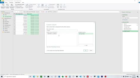 How To Merge Date And Time In Power Query Printable Timeline Templates