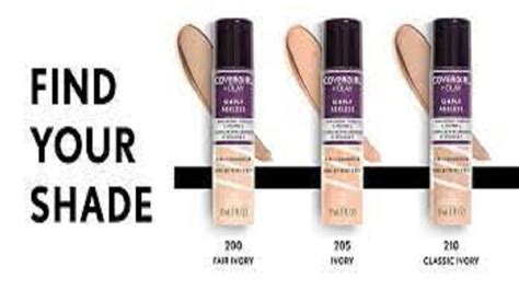 Shades Of CoverGirl Olay Simply Ageless Foundation 2021 Simply