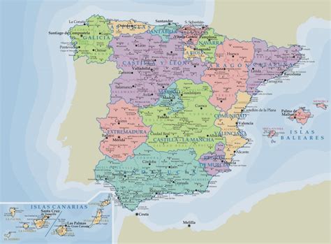 Mapa de España - Turismo.org