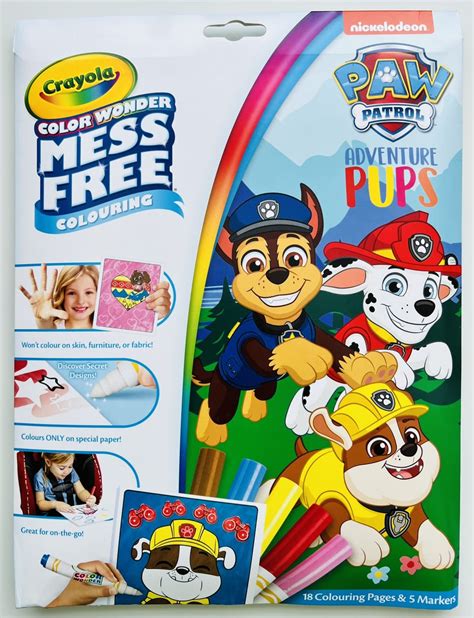 Buy Crayola Color Wonder Paw Patrol Mess Free Colouring Book