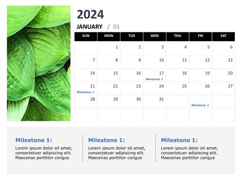 2024 Calendar Template For Powerpoint Presentations Calendar