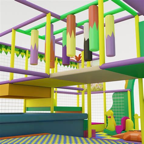 Indoor Playground 3d Model 79 Max Obj Ma Lwo 3ds C4d Free3d