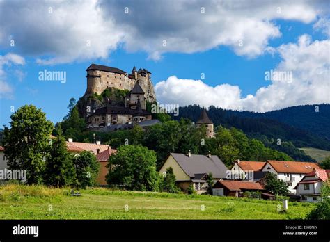 The ORAVA CASTLE in Slovakia Stock Photo - Alamy