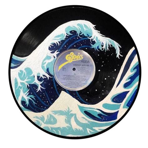 Record Painting Ideas Vinyl Record Art Ideas Record Wall Art Cd Wall