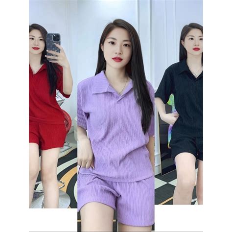 CÓ SIZE 68KG SET ĐỒ BỘ ĐÙI CỔ TRỤ XỐP NHẬT SIÊU HOT NHẸ NHÀNG MỀM MÁT DỄ THƯƠNG Shopee Việt Nam