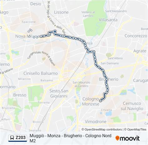 Linea Z Orari Fermate E Mappe Cologno M Aggiornato