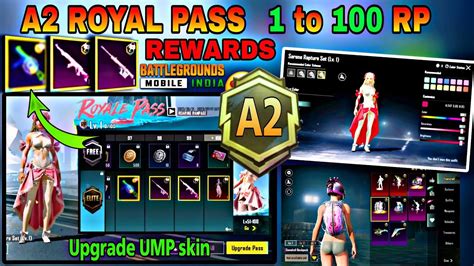 Bgmi A Royal Pass To Rp Rewards Free Ump Upgrade Skin Bgmi