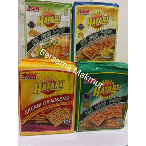 Jual HATARI Malkist Gabing See Hong Puff 260 Gram All Varian