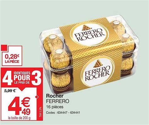 Promo Rocher Ferrero Chez Promocash ICatalogue Fr