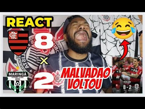 React Flamengo X Maring Goleada Pedro Joga Muito Malvadao Voltou