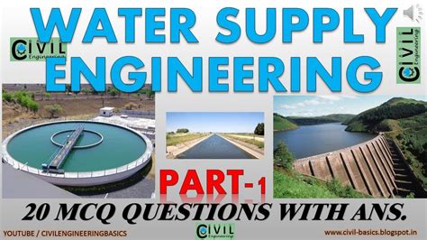 Water Supply Engineering Part 1 20 Mcq Questions With Answer