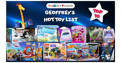 Macys And Toysrus Announce Geoffreys Hot Toy List For The Holiday Season Business Wire