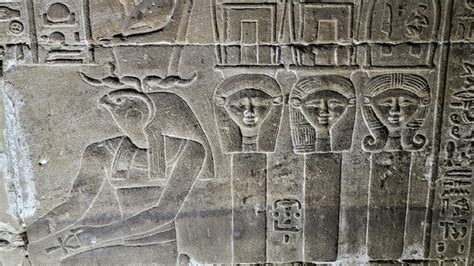 Dendera Tempel Oder Tempel Von Hathor Gypten Dendera Denderah Ist Eine