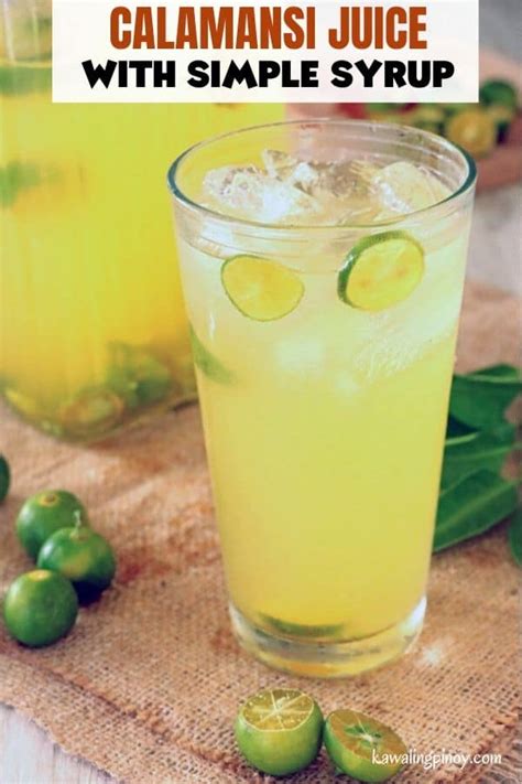 Calamansi Juice Recipe Honey Recipes Calamansi Juice Smoothie