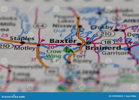 05 17 2021 Portsmouth Hampshire Uk Baxter Minnesota Usa Shown On A