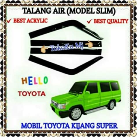 Jual TALANG AIR MOBIL TOYOTA KIJANG SUPER MODEL SLIM 4 PINTU