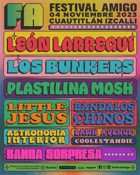 Festival Amigo 2023 Precio De Boletos Y Cartel Completo