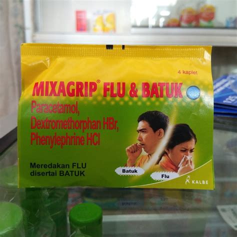 Jual Mixagrip Flu Dan Batuk Tab Shopee Indonesia