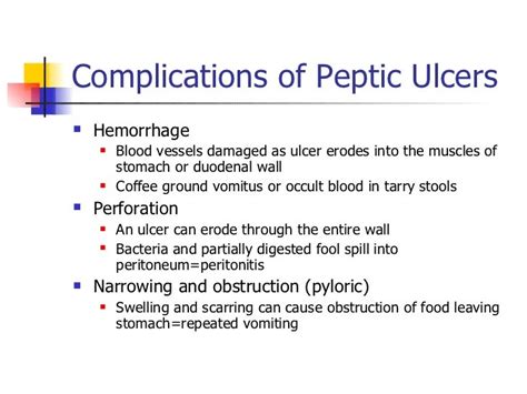 Peptic Ulcer Symptoms Causes Risk Factors Complications Diagnosis Images