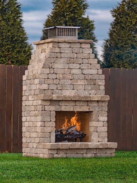 DIY Outdoor Fireplace Kits are Affordable and Easy to Build