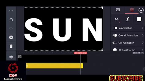 Tutorial Video Text In Kinemaster Youtube