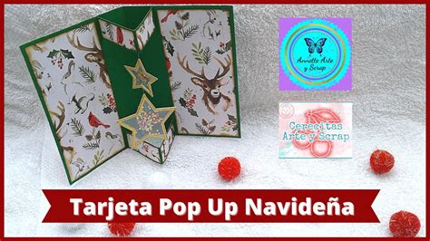 Tarjeta Pop Up Navidena Youtube