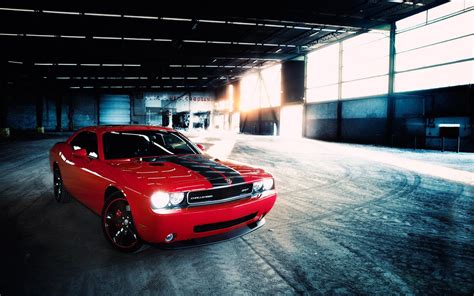 Red Dodge Challenger HD Wallpapers