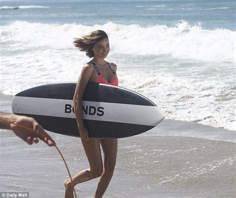 Miranda Kerr Wears Floral Bikini As She Poses For Swimwear Photo Shoot In Malibu Daily Mail Online